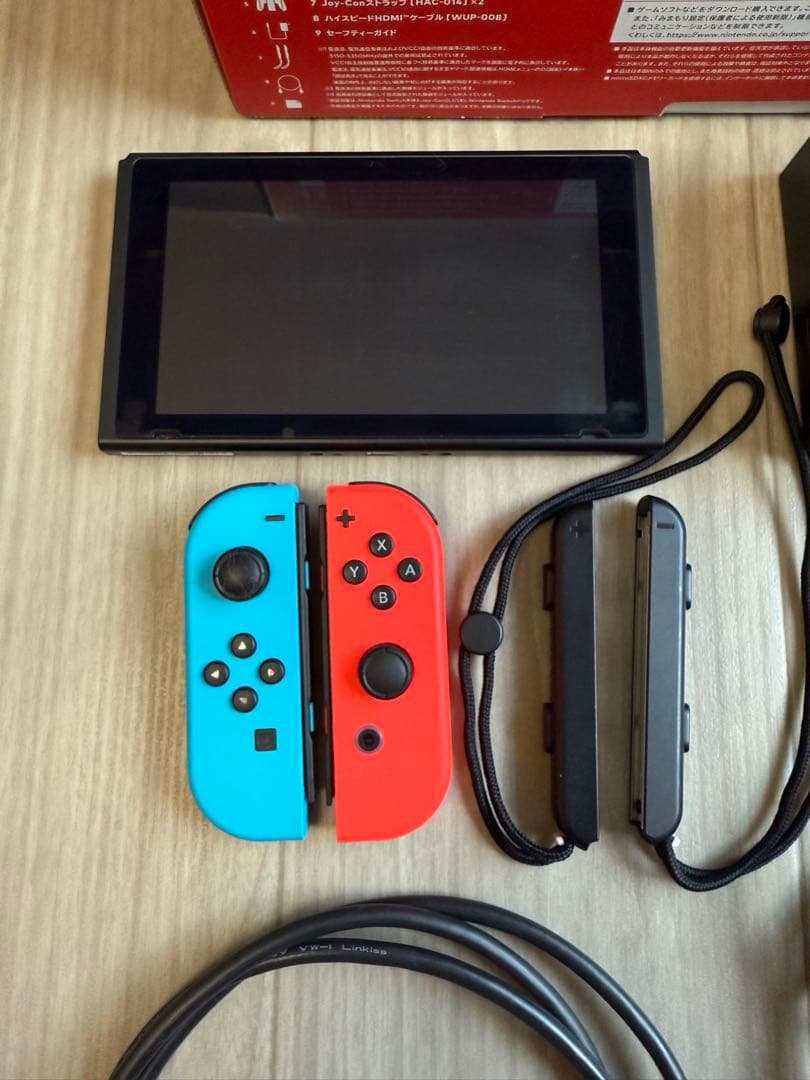 Nintendo Switch 本体 ネオンブルー ネオンレッド 付属品全て有り