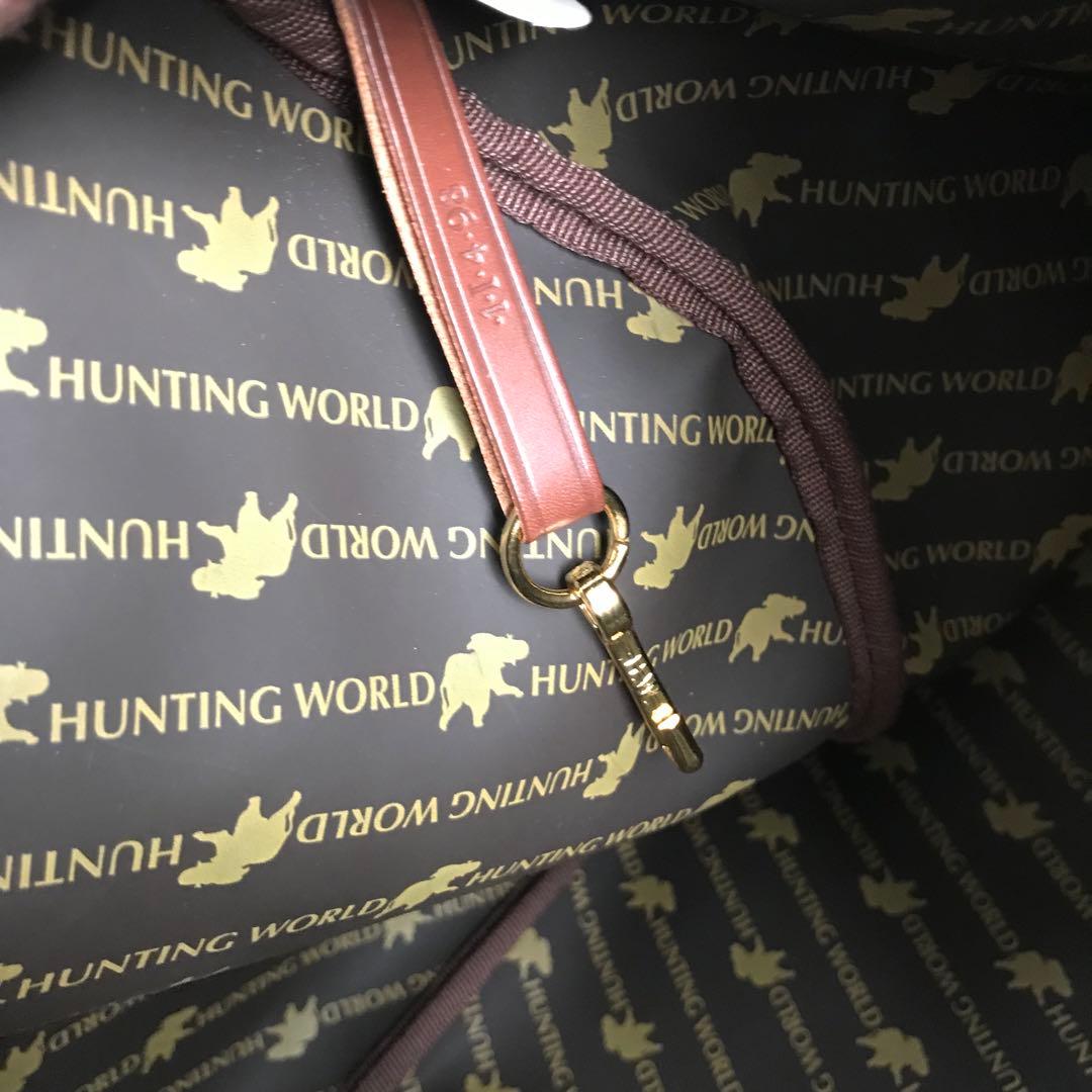 ハンティングワールド HUNTING WORLD ボストンバッグ カーキ