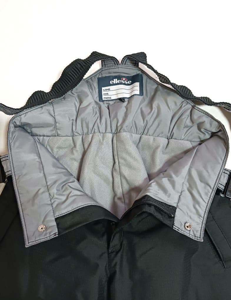 美品✨ellesse✨ スキーウェア140cmレッド　調節機能 フード取外し可能