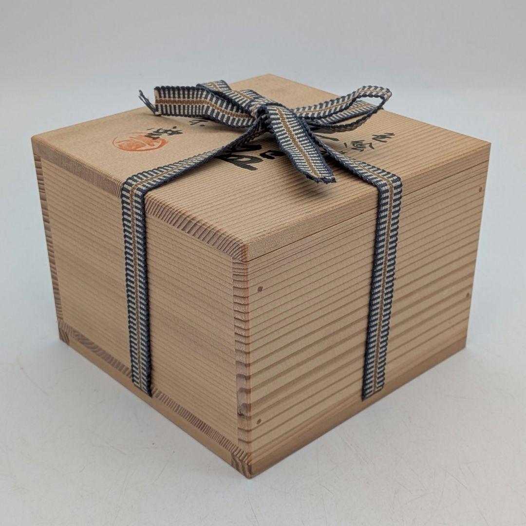 手塚景雲 京焼 色絵椿茶盌 共箱合布 清水焼 抹茶碗 抹茶茶碗 茶道具 茶器