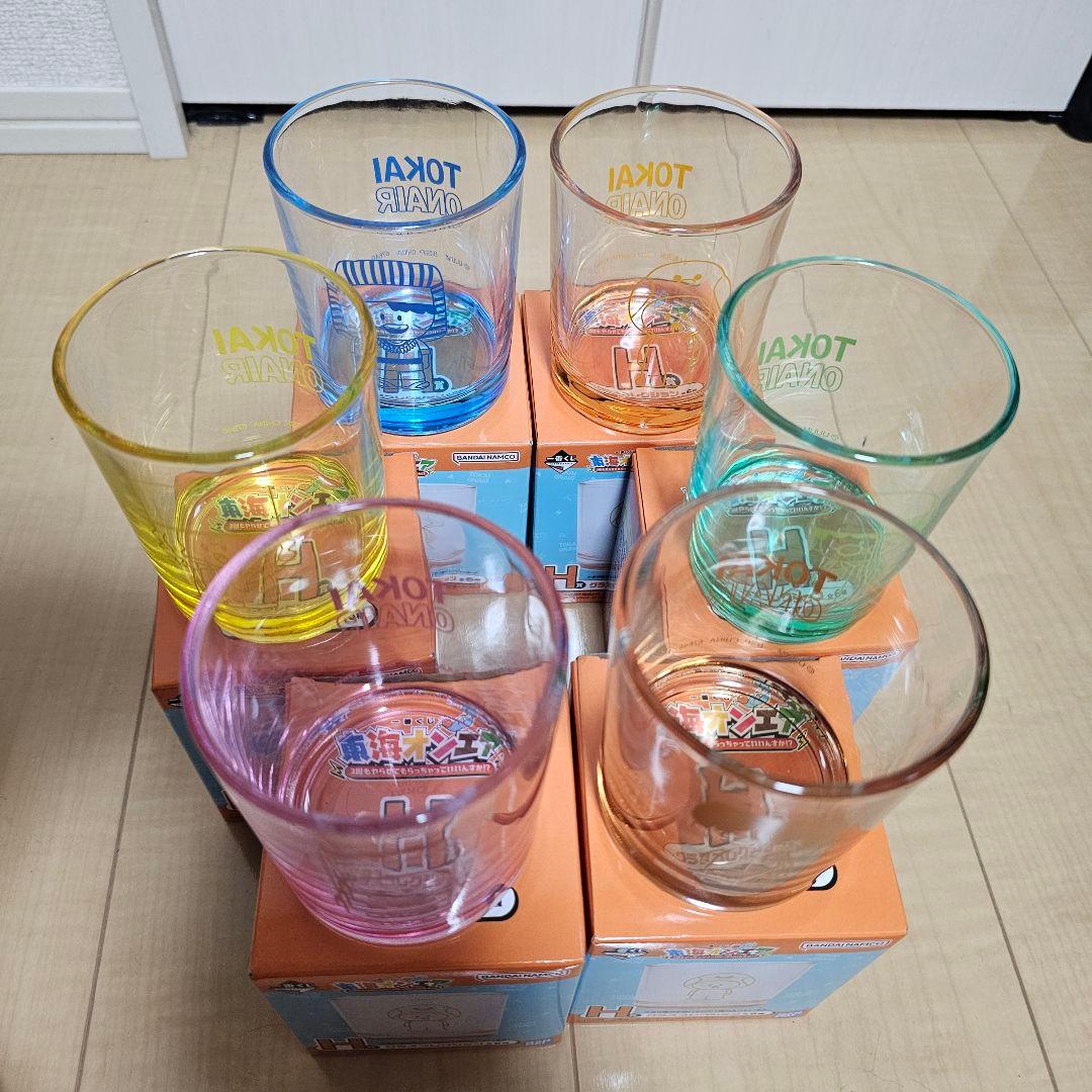 N*.様 東海オンエア 一番くじ H賞グラスコレクション 6個セット