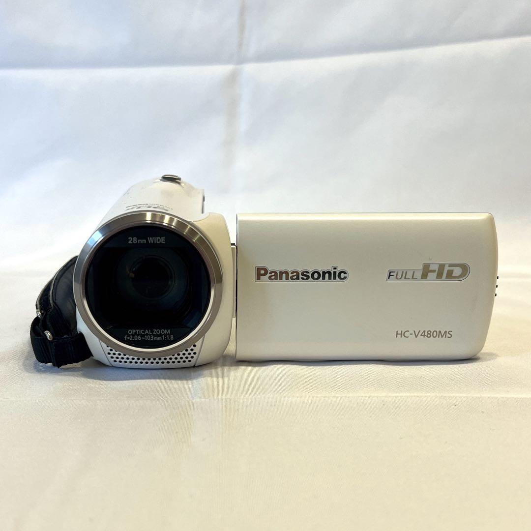付属品充実 Panasonic HC-V480MS ビデオカメラ バッテリー
