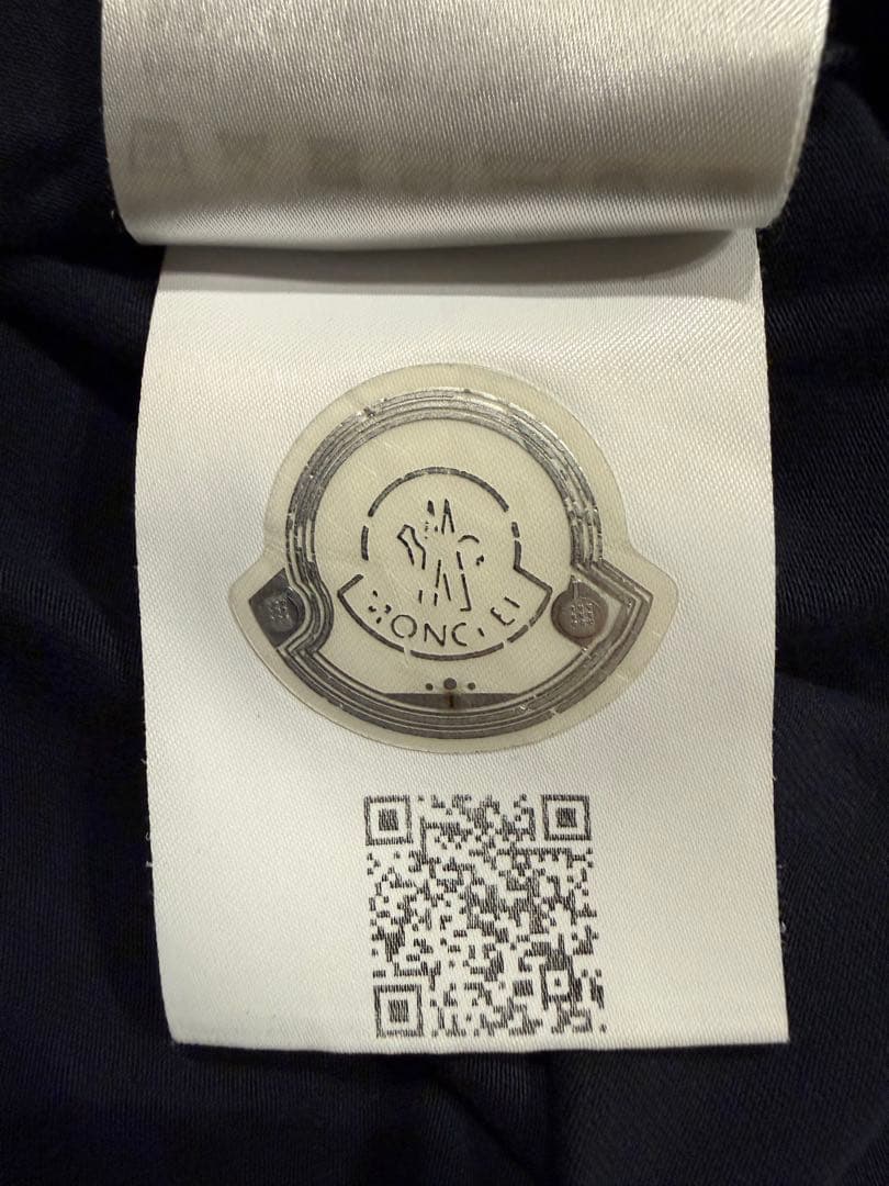 n*o様 MONCLER ネイビー スリムフィット Tシャツ