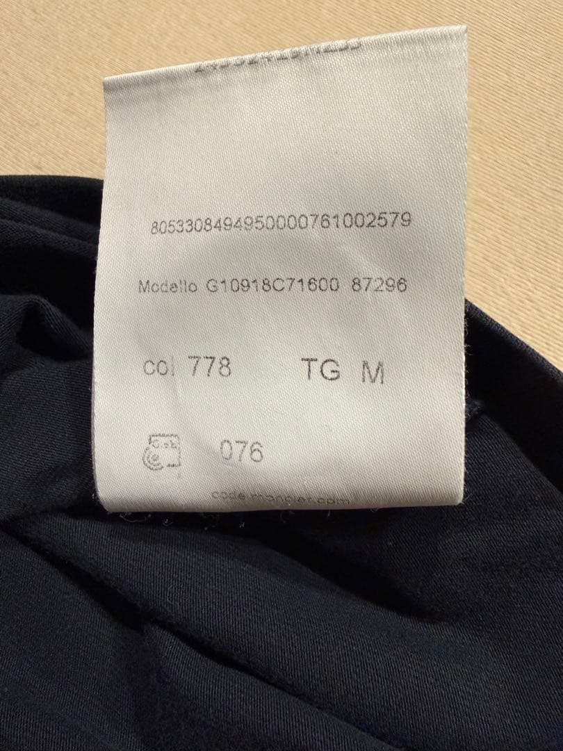n*o様 MONCLER ネイビー スリムフィット Tシャツ
