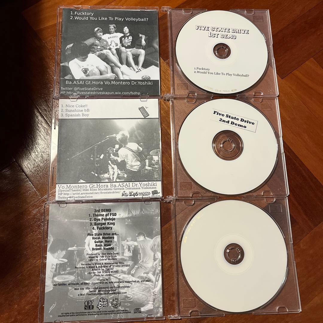 FIVE STATE DRIVE デモCDセット 1ST 2ND 3RD