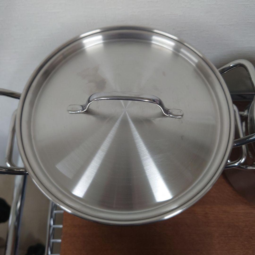 A*H様 フィスラー　Fissler 18-10パスタ鍋　両手鍋
