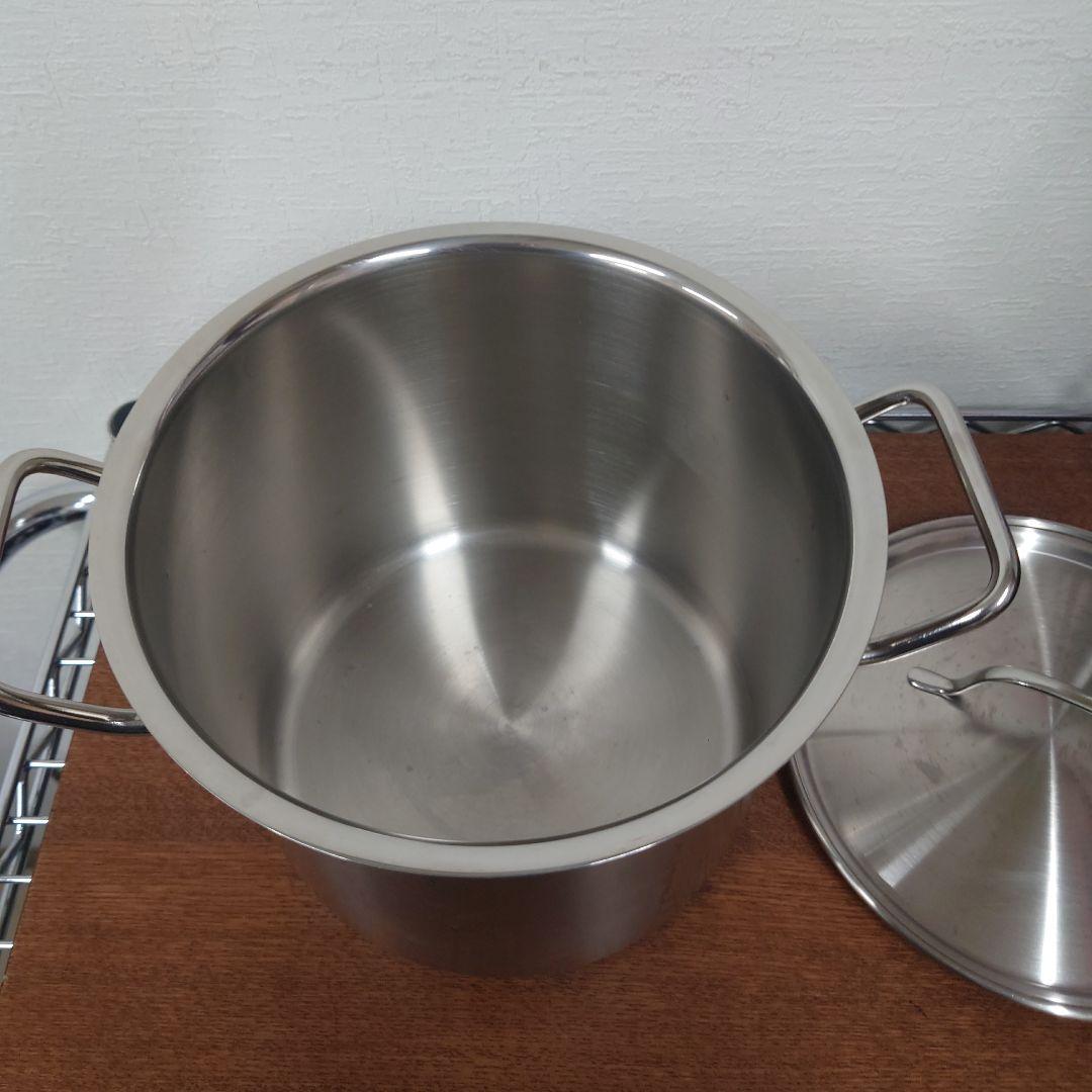 A*H様 フィスラー　Fissler 18-10パスタ鍋　両手鍋