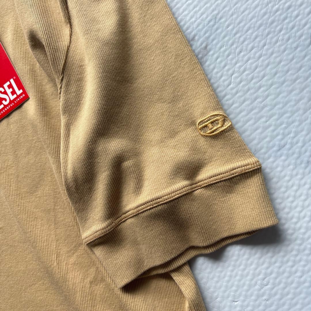 ✨未使用タグ付き✨ DIESEL ディーゼルベージュ半袖T Dロゴ