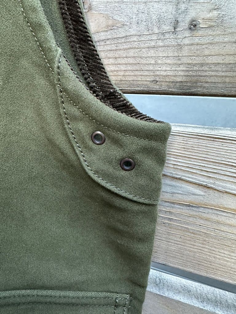FOB モールスキンハンティングベスト オリーブМサイズ