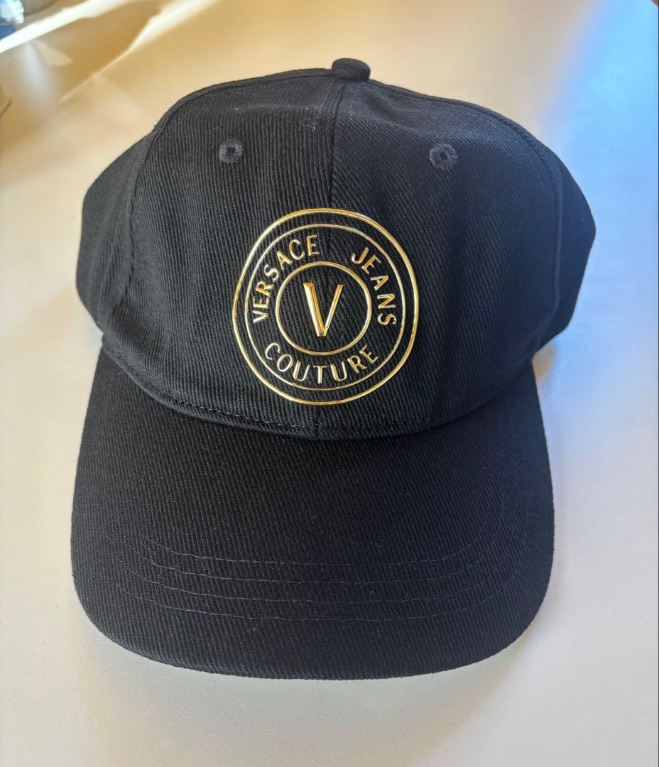 【最終値下げ】　VERSACE ベルサーチ　キャップ　ブラック