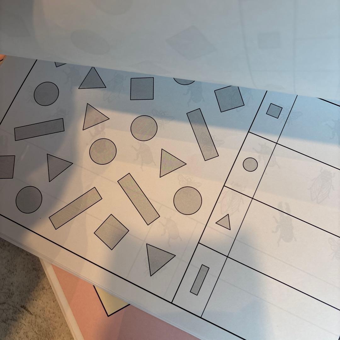 小学校受験　理英会ばっちりくんドリル　一部書き込みあり