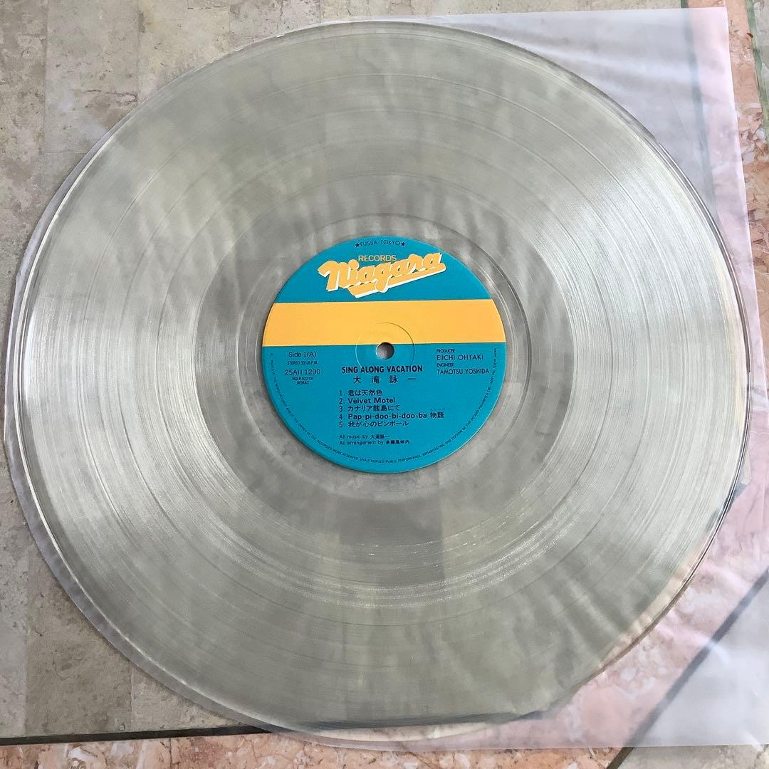 激レア! レコード新品! 大滝詠一 ロンバケ透明レコード 初期ナンバー限定1万枚