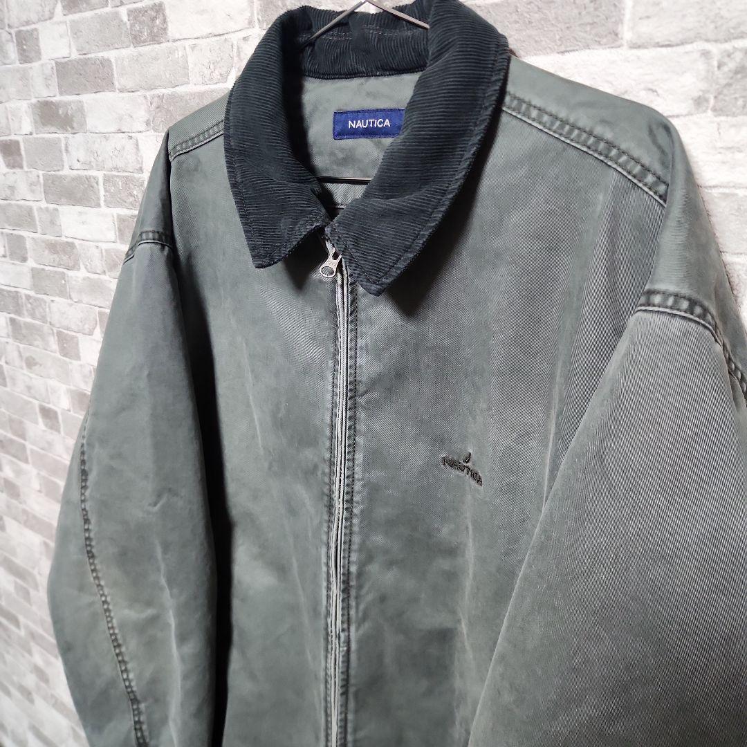 極美品　NAUTICA ジャケット　Lサイズ　オリーブ色