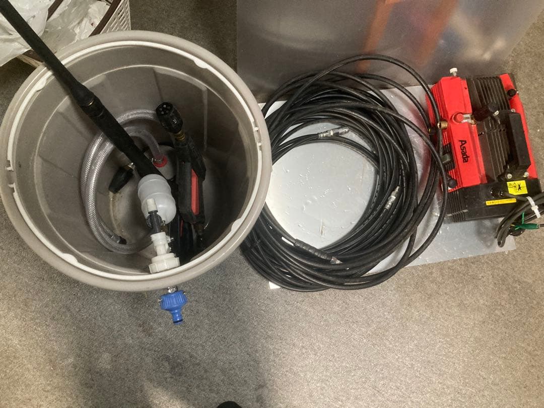 Asada 高圧洗浄機 HD8506 本体と付属品