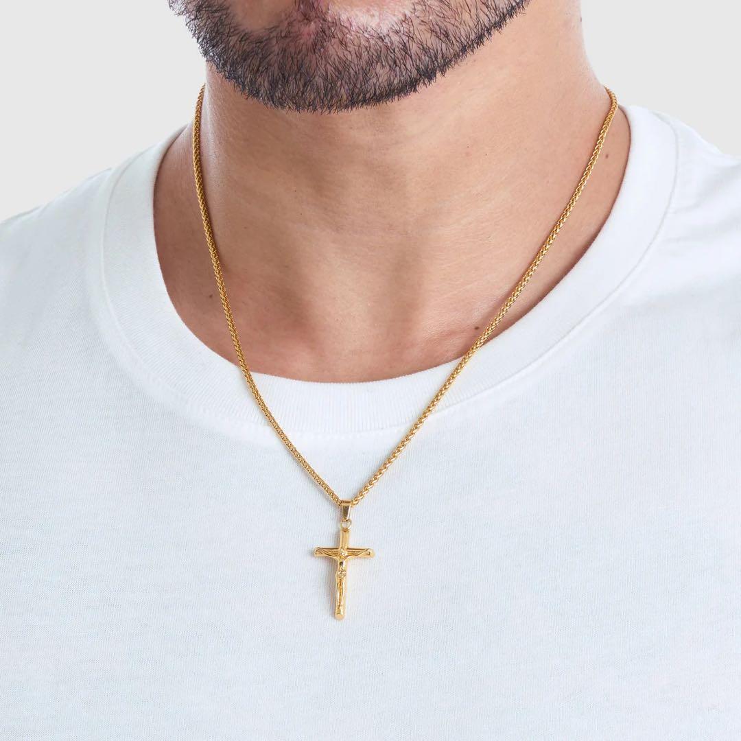 アクセサリー Ky9jm Crucifix (Gold)