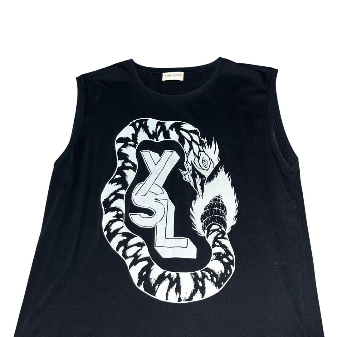 トップス 2012 SAINT LAURENT PARIS Snake tank top