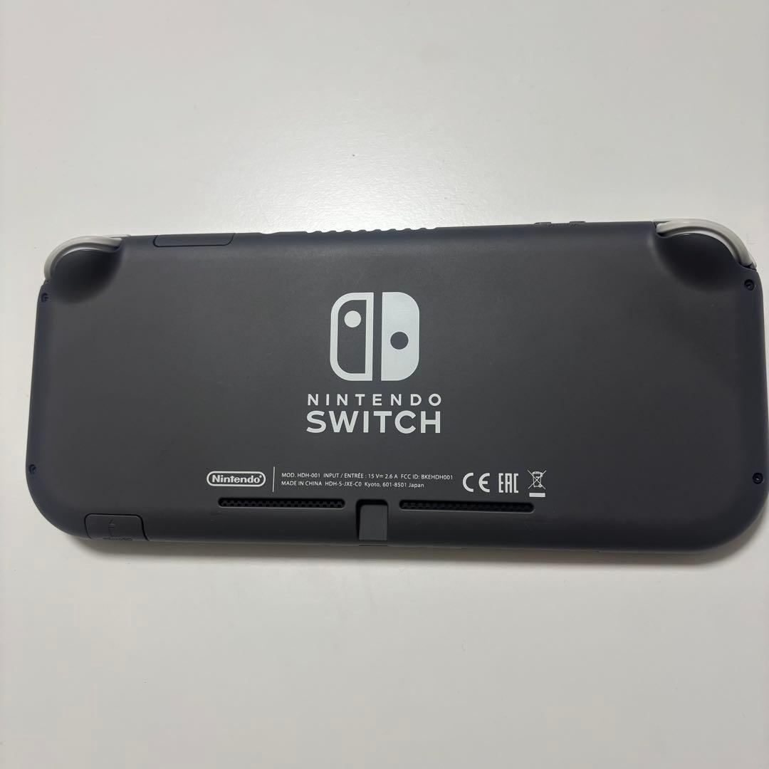 Nintendo Switch Lite グレー 本体　充電器付き