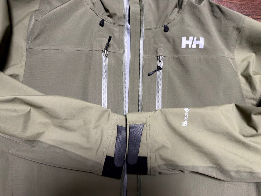 HELLY HANSEN ジャケット ゴアテックス カーキ L