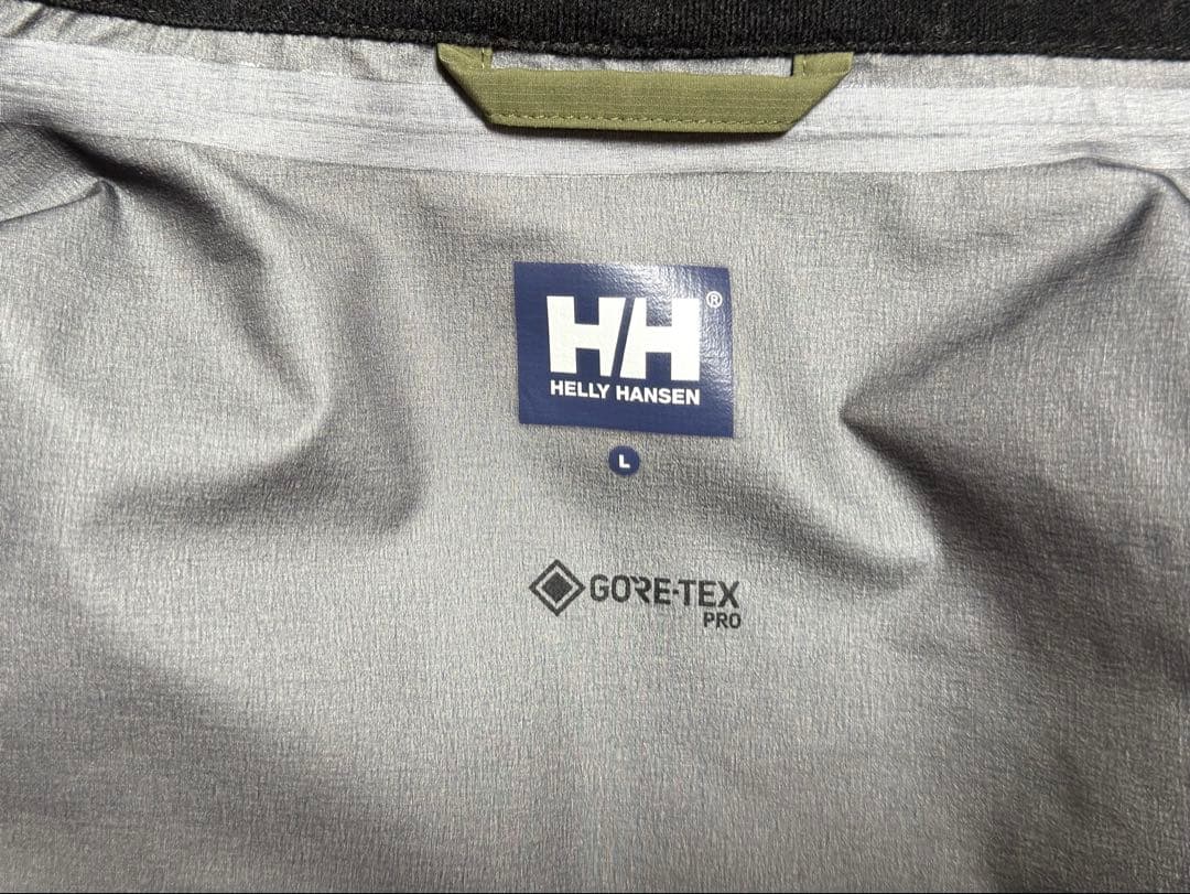 HELLY HANSEN ジャケット ゴアテックス カーキ L