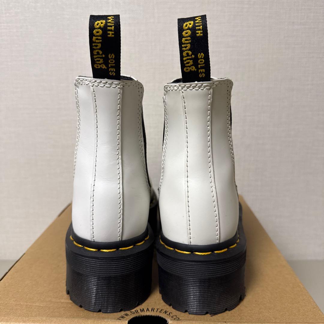 Dr.Martens ドクターマーチン QUAD ホワイト 厚底UK4
