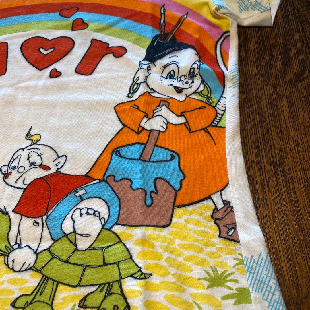 クリスチャンディオール　ジョンガリアーノ　レア　Tシャツ　アニメプリント　F42