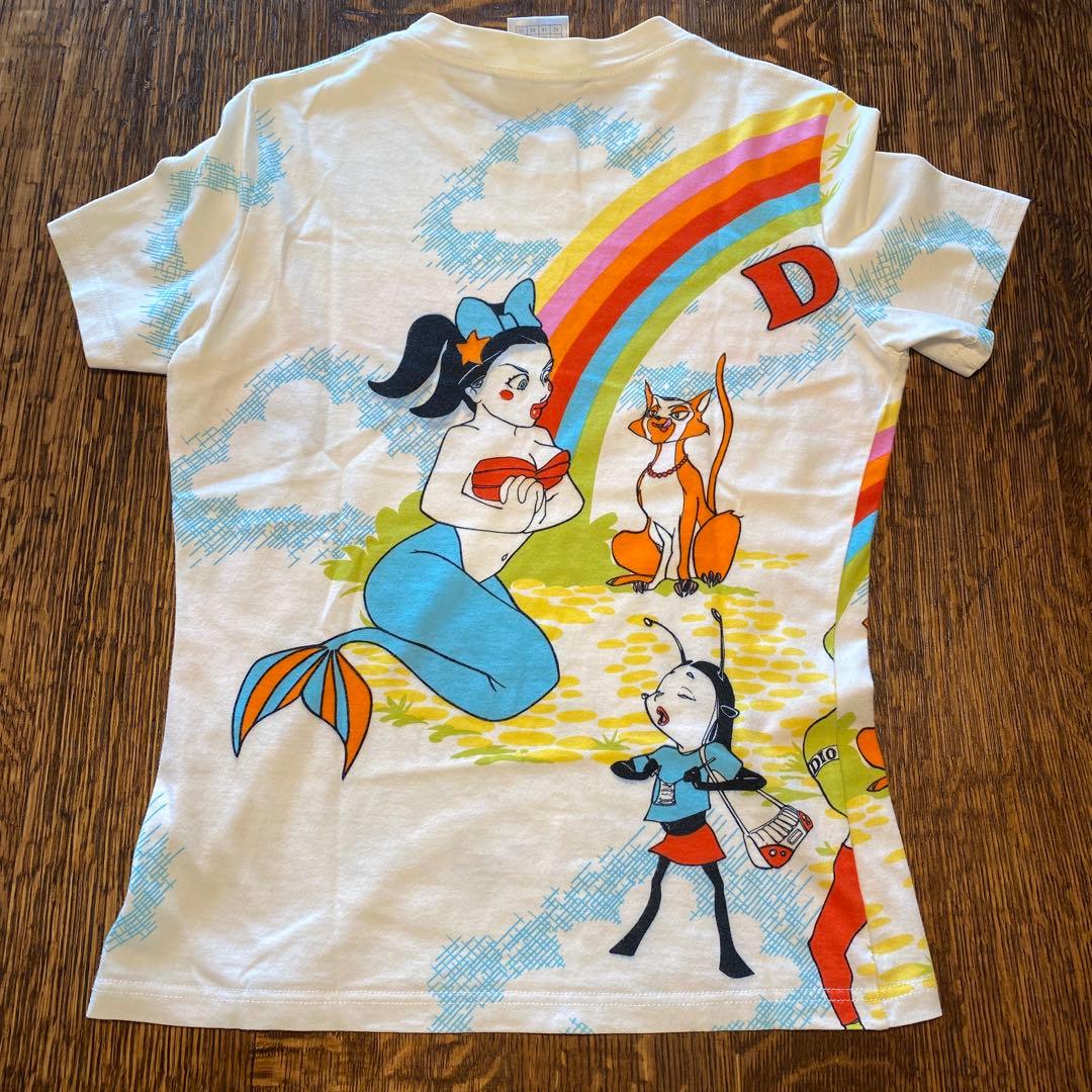 クリスチャンディオール　ジョンガリアーノ　レア　Tシャツ　アニメプリント　F42