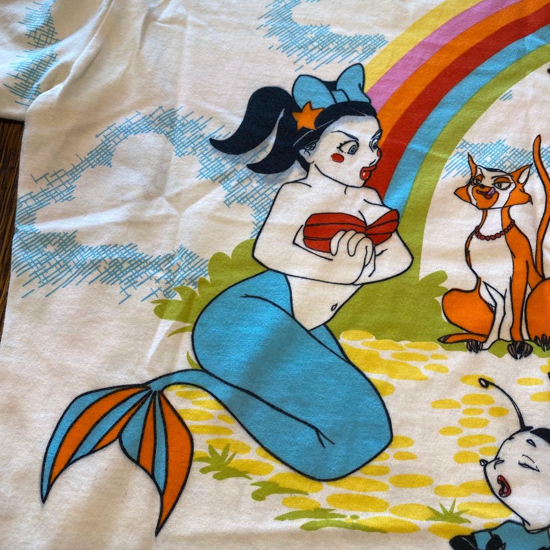 クリスチャンディオール　ジョンガリアーノ　レア　Tシャツ　アニメプリント　F42