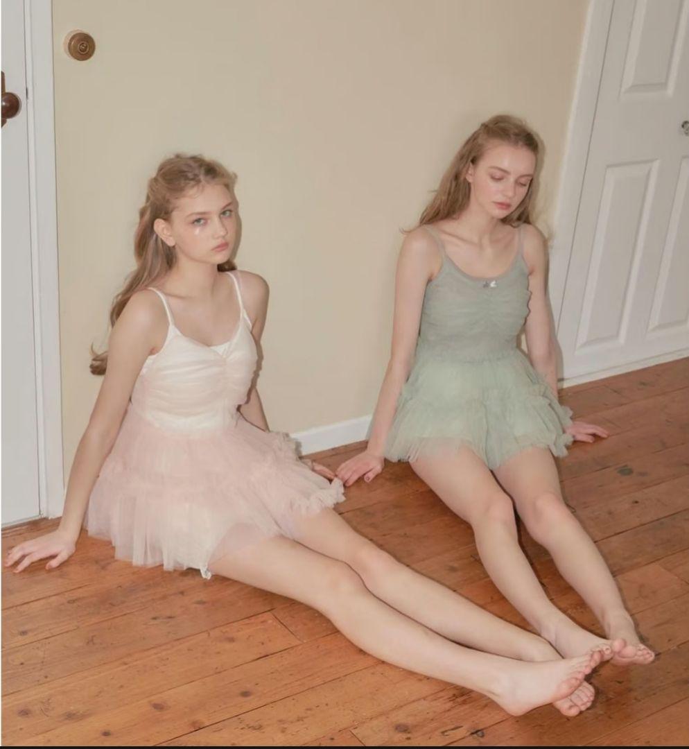 トップス Ballerina\" fairy tulle peplum tops