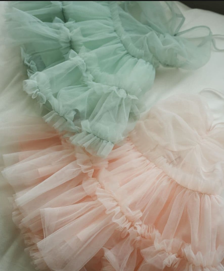 トップス Ballerina\" fairy tulle peplum tops