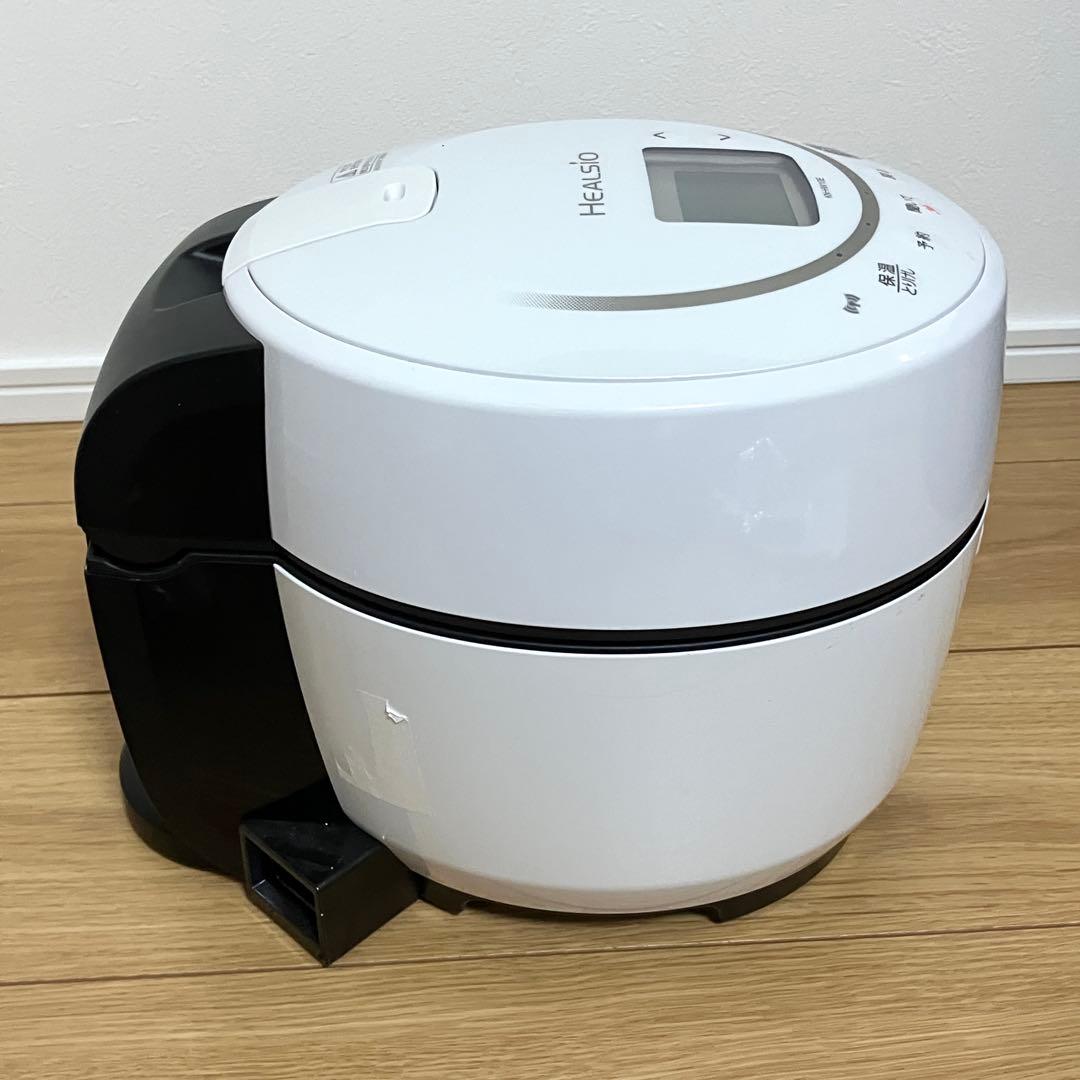 水なし自動調理鍋 HEALSIOホットクック 白KN-HW10E-W