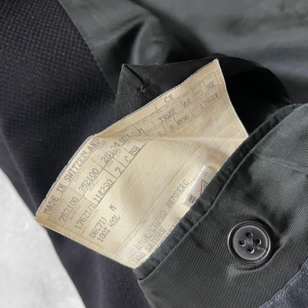 極美品✨️エルメネジルドゼニア トラベラージャケット 黒 ホップサック 58サイズ