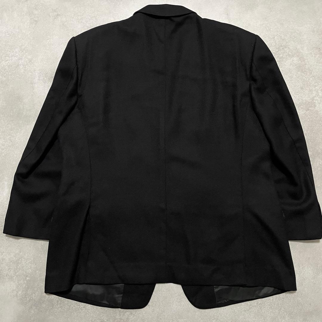 極美品✨️エルメネジルドゼニア トラベラージャケット 黒 ホップサック 58サイズ