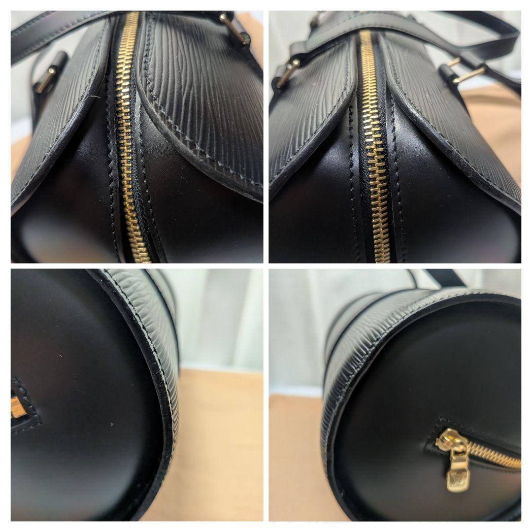 Louis Vuitton エピレザー ボストンバッグ ブラック