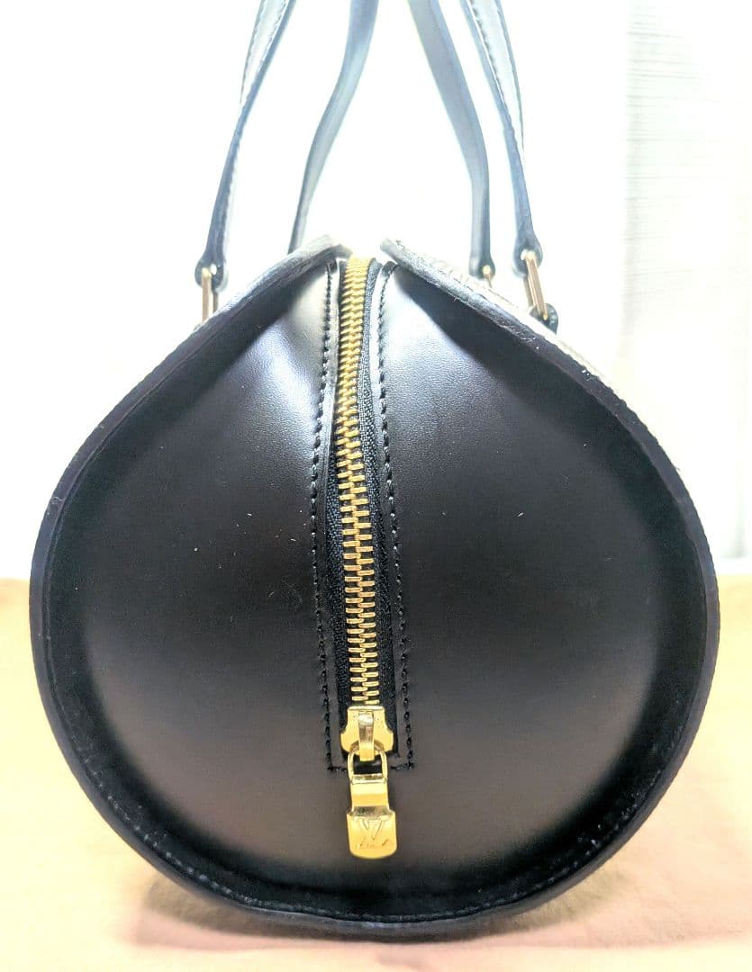 Louis Vuitton エピレザー ボストンバッグ ブラック