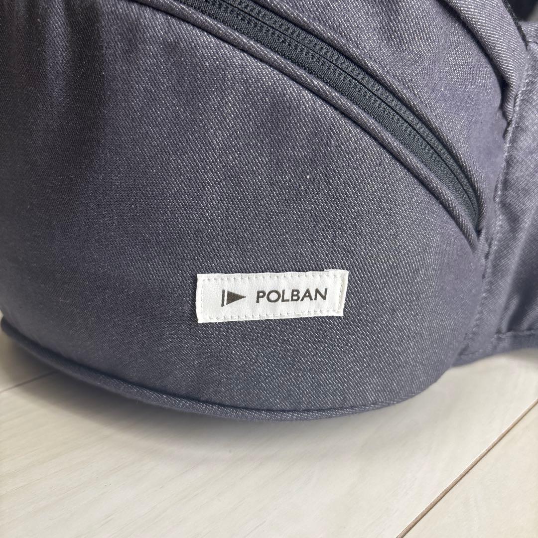 POLBAN BASIC ヒップシート シングルショルダーベルト セット グレー