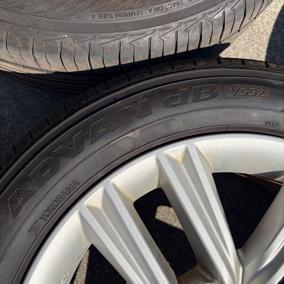 送料無料 4本セット 6mm 215/55R17 インチ タイヤホイールセット