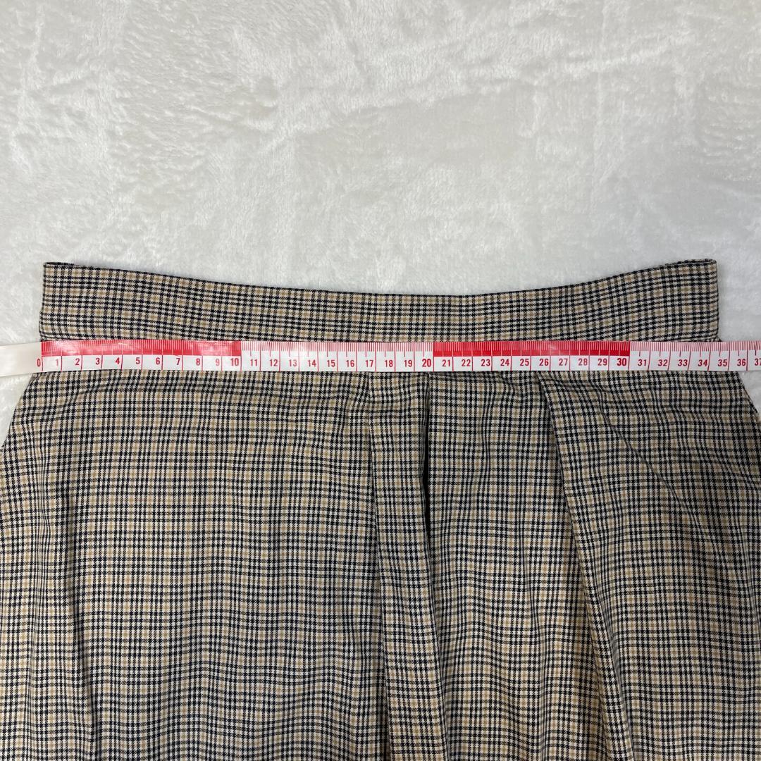美品 Pal'las Palace チェック柄 変形 日本製 ロングスカート
