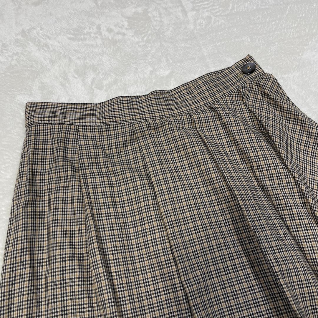 美品 Pal'las Palace チェック柄 変形 日本製 ロングスカート
