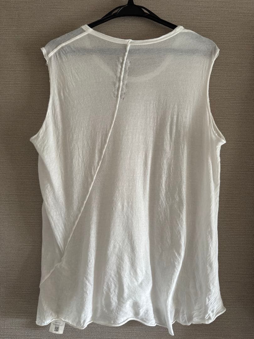 トップス RICK OWENS BASIC SL T MILK S