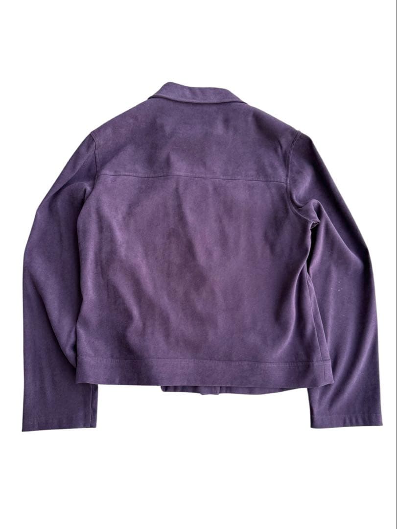 ジャケット・アウター fake suede snap button jacket