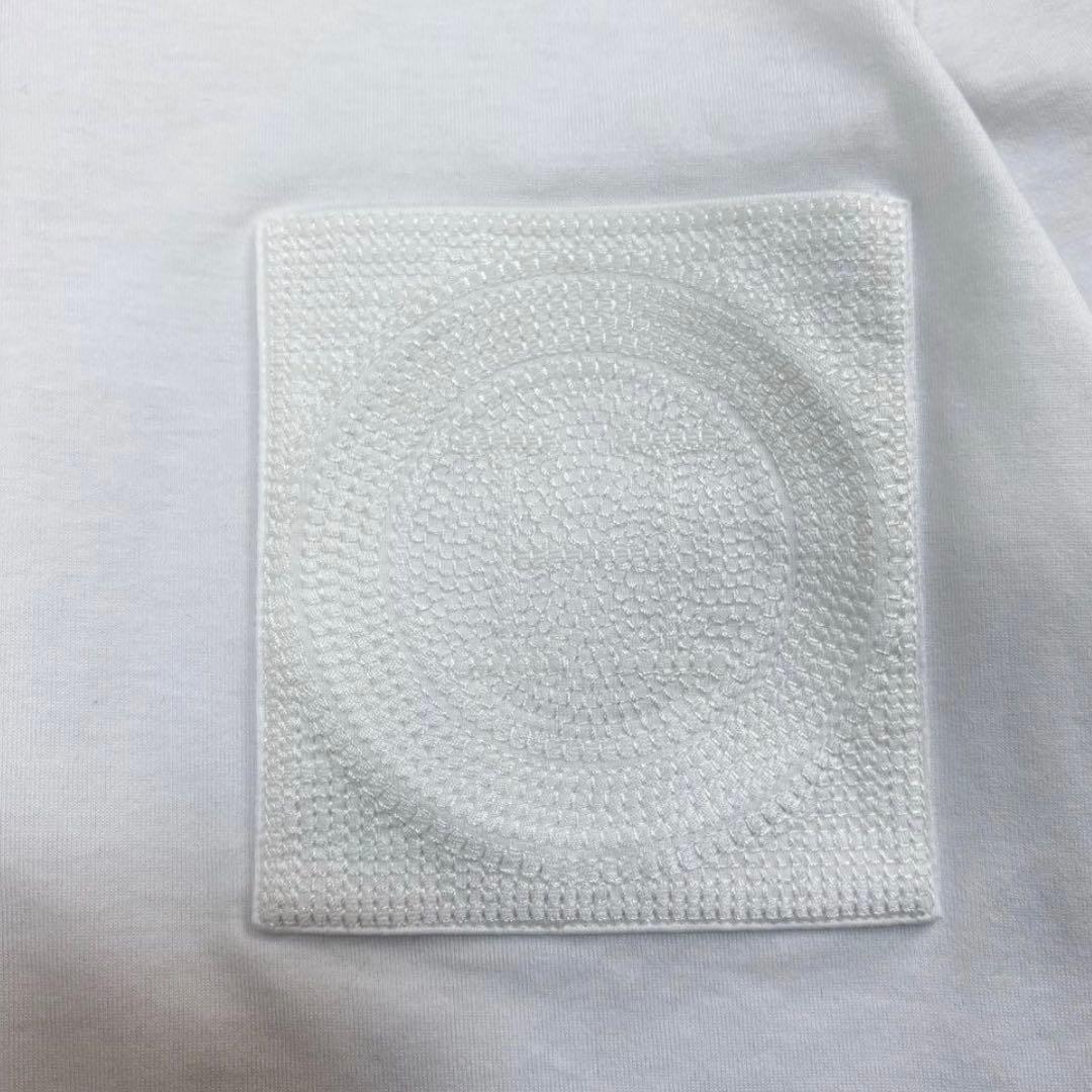 エルメス　Tシャツ 刺繍入りポケット　36サイズ