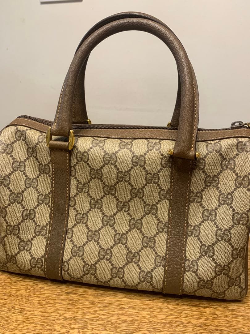 値下⭐︎美品⭐︎希少⭐︎紙タグ付きオールドグッチ ミニボストンバッグ
