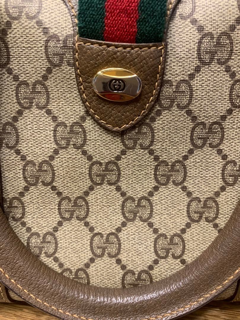 値下⭐︎美品⭐︎希少⭐︎紙タグ付きオールドグッチ ミニボストンバッグ