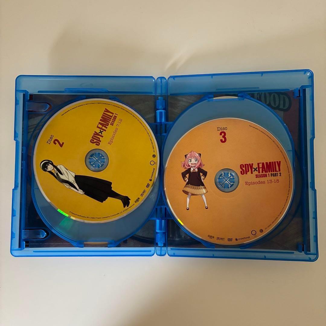 スパイファミリー　PART1 & PART 2 北米版 DVD