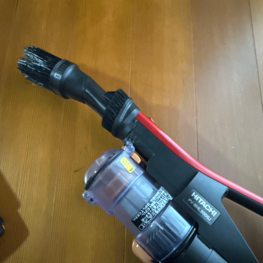 東芝 掃除機 サイクロン　赤　スタンド付き