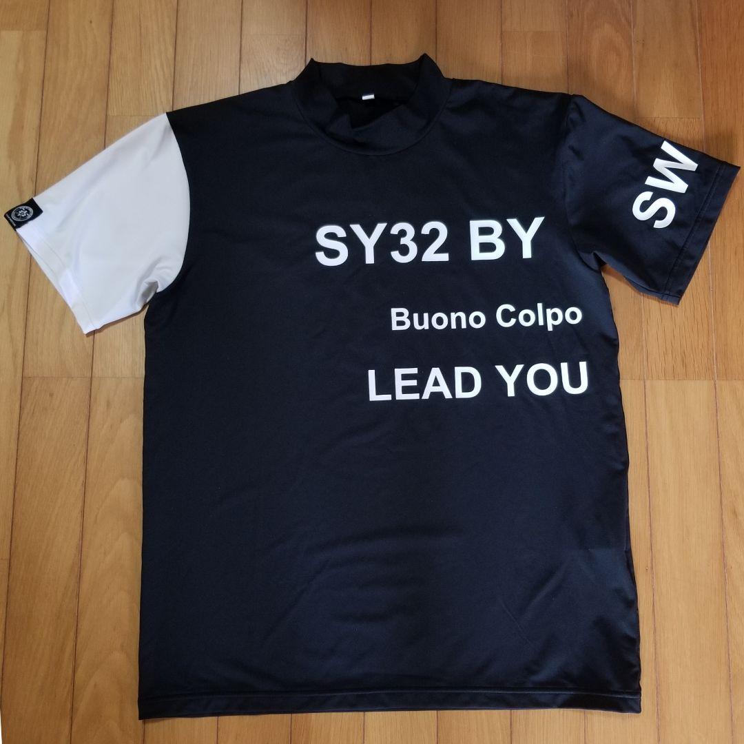 SY32 by SWEET YEARS GOLFモックネック半袖シャツ　Lサイズ