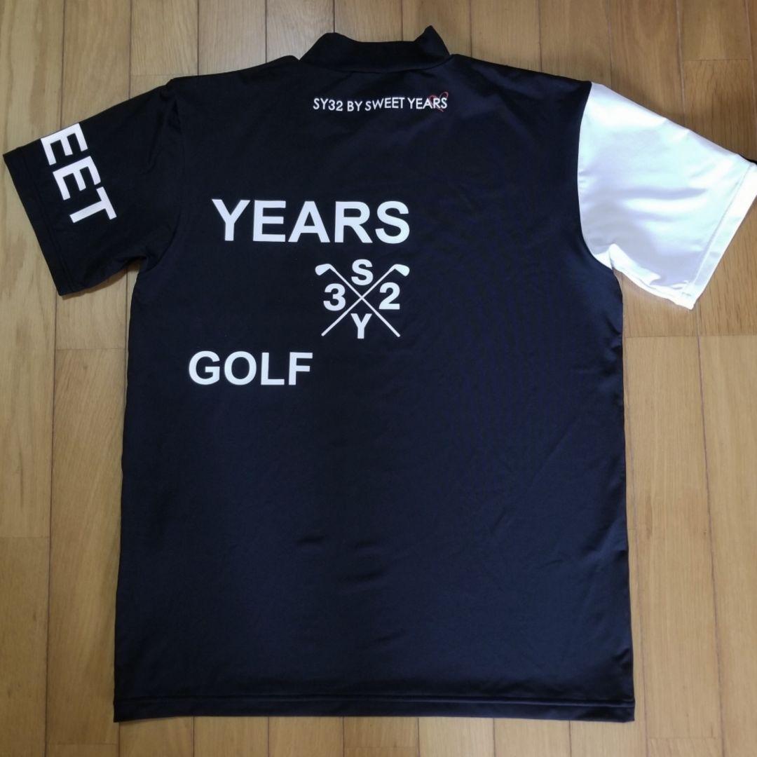 SY32 by SWEET YEARS GOLFモックネック半袖シャツ　Lサイズ