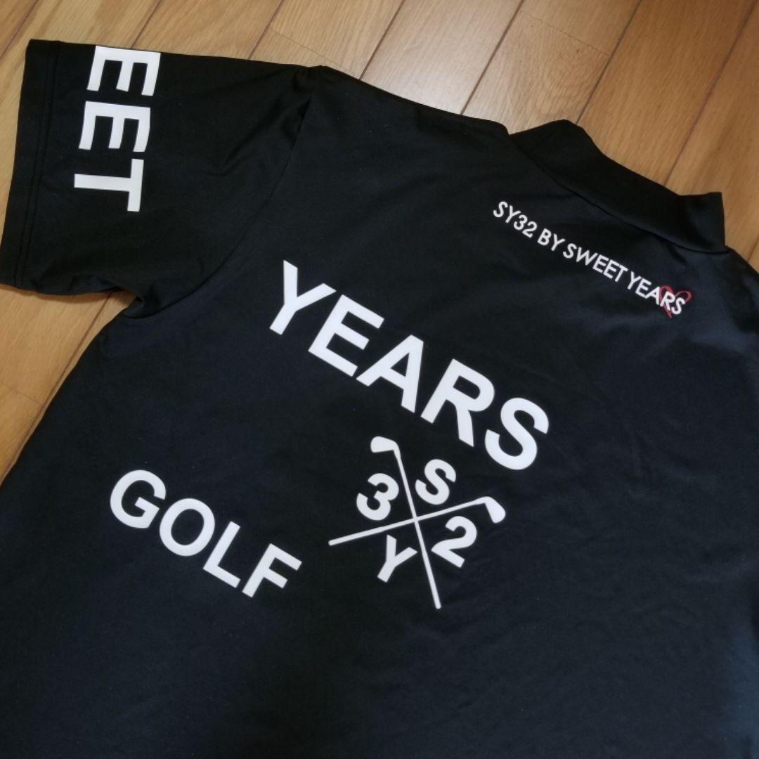 SY32 by SWEET YEARS GOLFモックネック半袖シャツ　Lサイズ