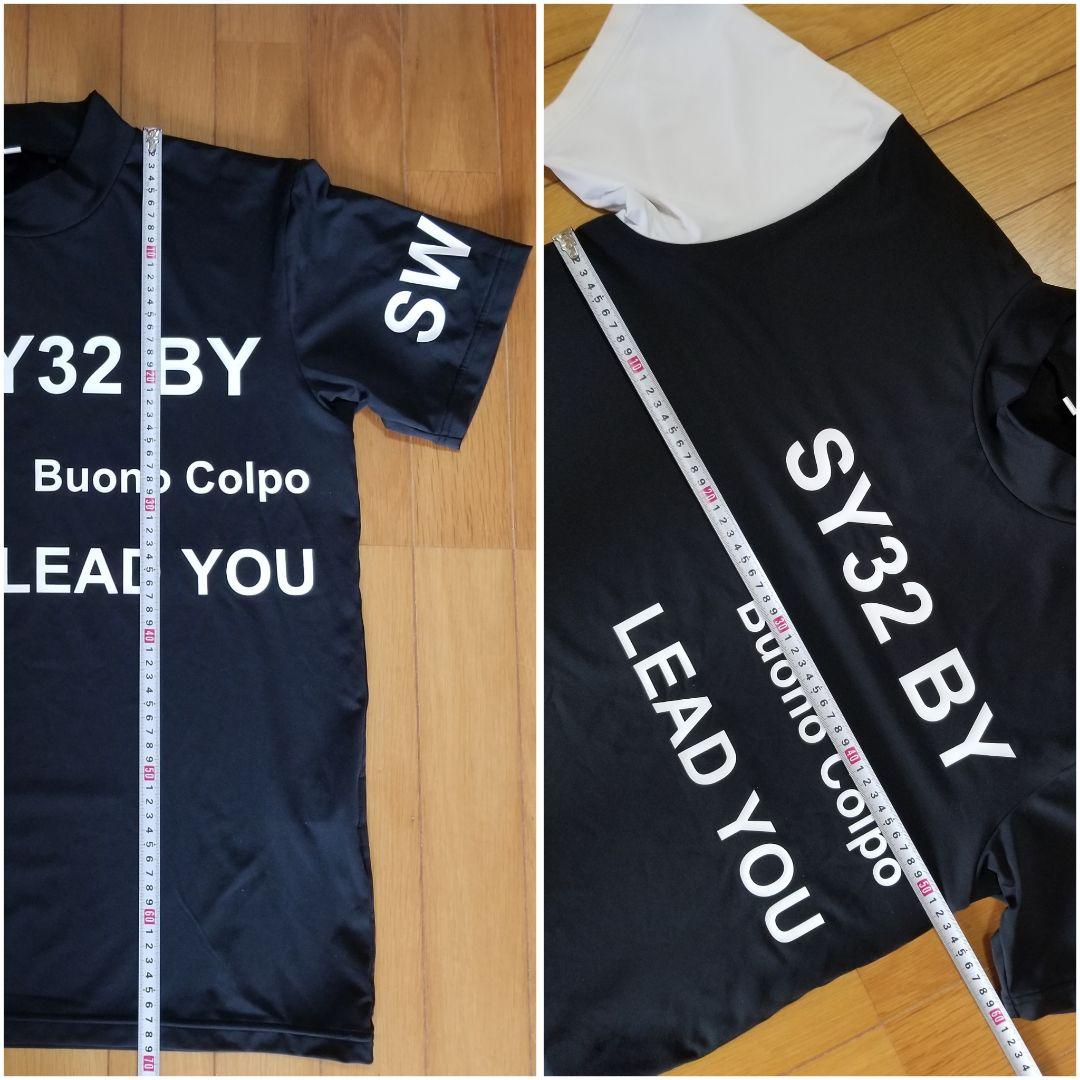 SY32 by SWEET YEARS GOLFモックネック半袖シャツ　Lサイズ