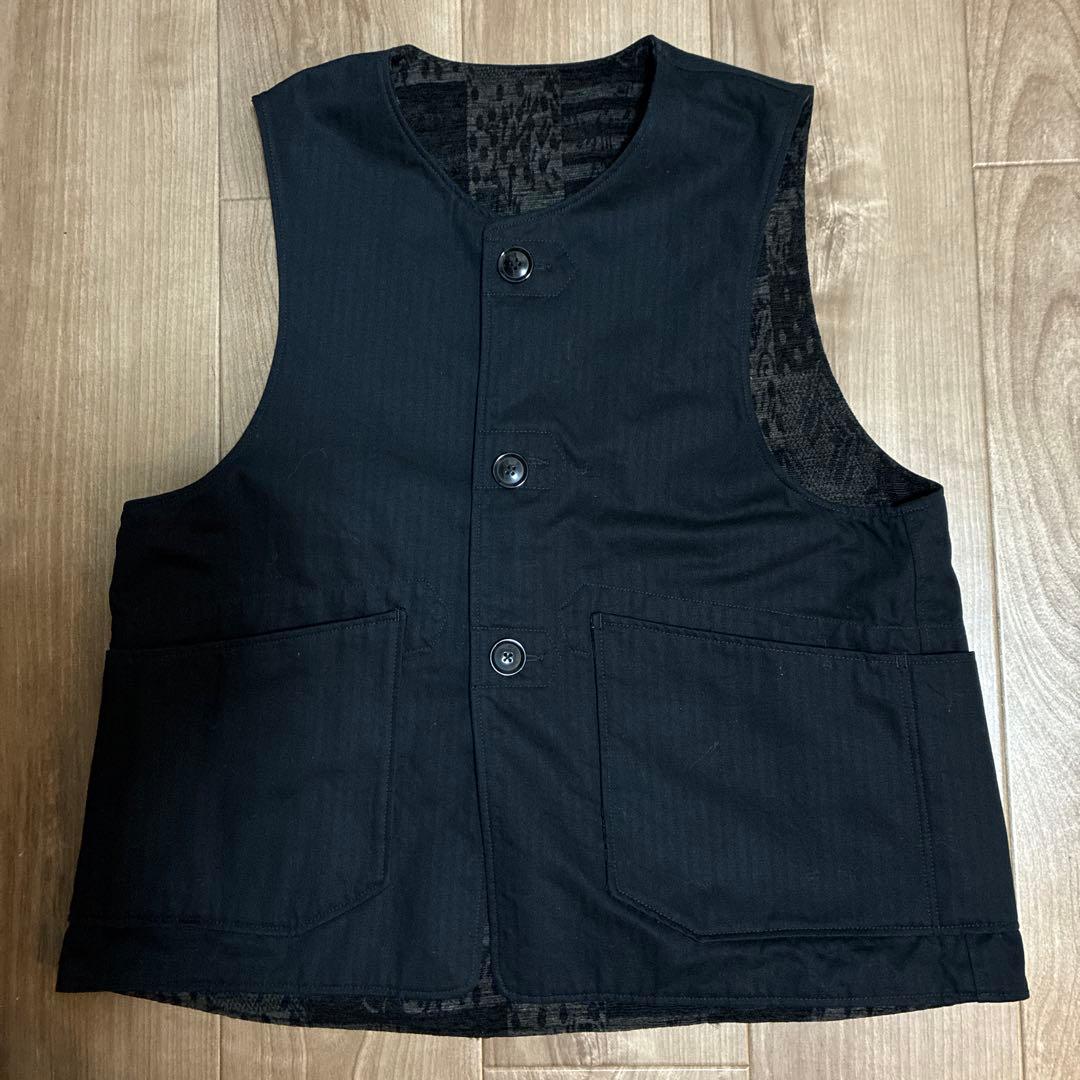 engineered garments リバーシブルベスト　L